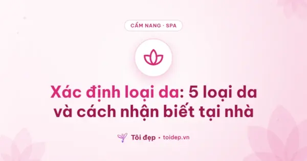 Xác định loại da: 5 loại da và cách nhận biết tại nhà