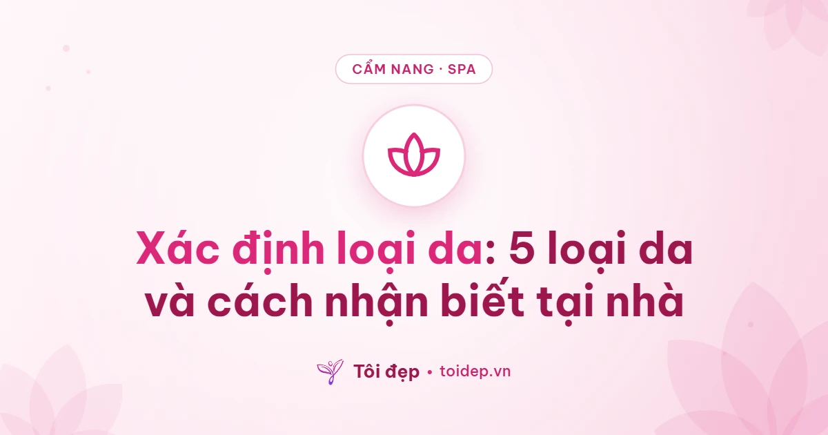 Xác định loại da: 5 loại da và cách nhận biết tại nhà
