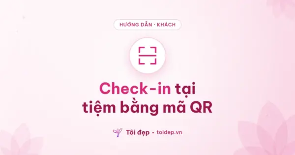 Check-in tại tiệm bằng mã QR