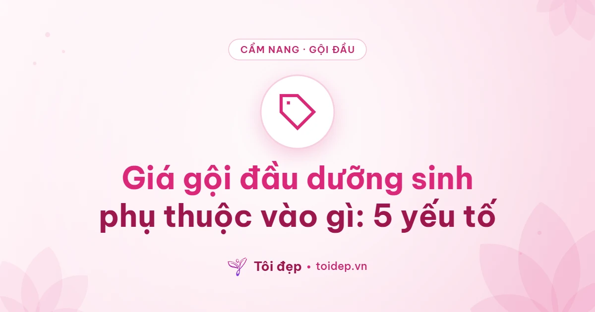 Giá gội đầu dưỡng sinh phụ thuộc vào gì: 5 yếu tố