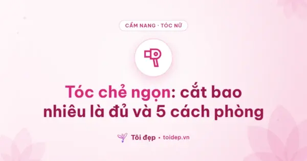 Tóc chẻ ngọn: cắt bao nhiêu là đủ và 5 cách phòng